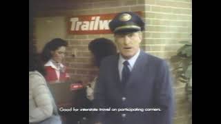 1982 Trailways Bus Commercial [upl. by Yelyk]