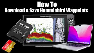 How To Download and Save Humminbird Waypoints Helix Apex  amp Solix [upl. by Dilahk]