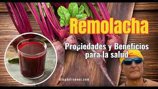 Remolacha Propiedades y beneficios para la salud [upl. by Rowen]