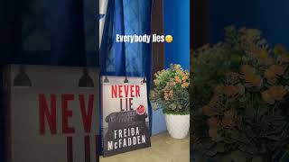 Never Lie🤫🩷 thriller fiction books bookreviews trending booktube shorts bookreview book [upl. by Ciprian]