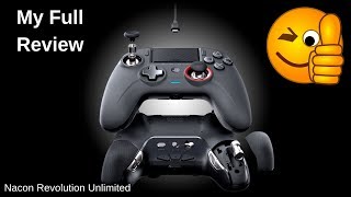 Nacon Revolution Unlimited  My Full Honest Review Officially Licensed PS4 Controller [upl. by Parry]