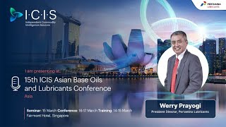 Direktur Utama Jadi Keynote Speaker ICIS Asian Base Oil and Lubricant Conference [upl. by Naivart]