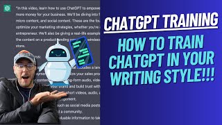 Easiest Way to Train chatGPT to Write Like You 🤖 [upl. by Htiaf]