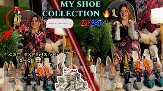 MOST EXPENSIVE SHOE COLLECTION 😱🔥  2024 SPECIAL ❤️  RabeecaKshorts [upl. by Tadeas]