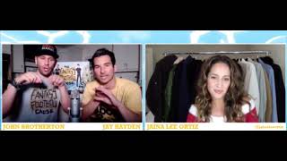 Jaina Lee Ortiz on quotThe Fantasy Football Causequot with Jay Hayden  Part 1 [upl. by Behah]