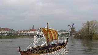 De Vikingen met hun schepen in Nederland [upl. by Anuahsed]