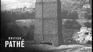 Demolition Of Llanbradach Viaduct 1938 [upl. by Ylim]