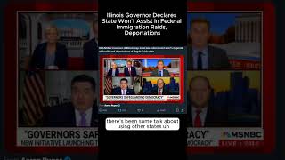 Illinois Governor Defies Federal Orders No State Support for Trump Immigration Raids [upl. by Anadroj128]