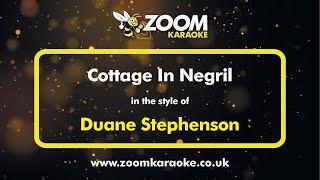 Duane Stephenson  Cottage In Negril  Karaoke Version from Zoom Karaoke [upl. by Lattonia7]