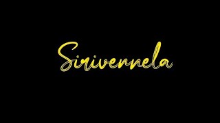 Sirivennela  Lyrical Song  Shyam Singha Roy  Black Screen Lyrics  Whatsapp status NVK CREATIONS [upl. by Sydel]