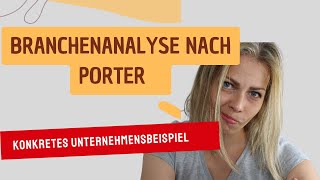 Branchenanalyse nach Porter  5 Wettbewerbskräfte  anhand konkretem Unternehmensbeispiel [upl. by Waldo]