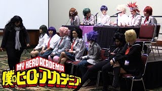 MY HERO ACADEMIA COSPLAY PANEL  Kawaii Kon 2019 [upl. by Eerised]