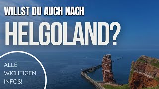 Helgoland Büsum Erfahrungsbericht Ausflugziel Sehenswürdigkeiten Anreise SchiffsfahrtFamilie [upl. by Ayak457]