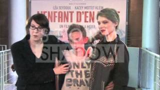 Léa Seydoux at the premiere of her new film quotLenfant den hautquot [upl. by Korns492]