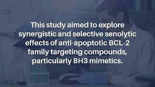 BCL2 Inhibitors Selectively Eliminate Senescent Cells  AgingUS [upl. by Taite]