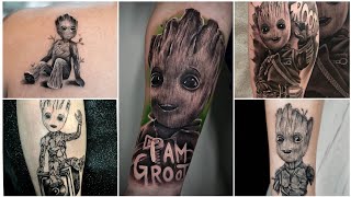 40 new ATTRACTIVE i am groot tattoo designs for men and women  best groot tattoo designs [upl. by Partridge592]