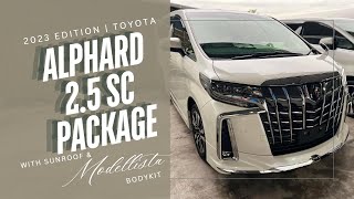 2023 Edition Toyota Alphard 25 SC Package  Recon Car By Jorden [upl. by Azila]