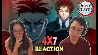 Demon Slayer 鬼滅の刃 4x7  quotStone Hashira Gyomei Himejimaquot  REACTION [upl. by Epoillac]