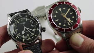 Tudor Black Bay vs Longines Legend Diver InDepth Comparison [upl. by Stacey]