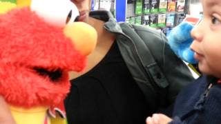 Baby meets Elmo [upl. by Joash225]