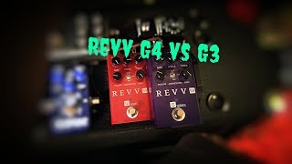 Revv G4 vs G3 into powerstage170 8 string METAL demo video [upl. by Yeliac]