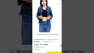 Jeans jacket for women under 450  jeans jacket under 450  jeans jacket for women [upl. by Nive]