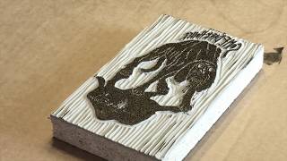 Creating a Bookplate With OldFashioned Printmaking [upl. by Litnahc]