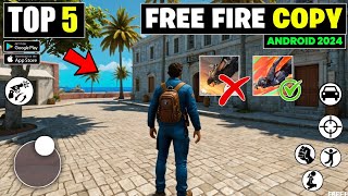 Top 5 Best Offline Games Like Free Fire  Free Fire Copy Games [upl. by Bertha247]