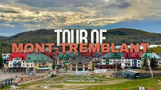 Mont Tremblant Walking Tour amp Guide  National Canada Park  Nature amp Attraction  4k HDR [upl. by Ninaj214]