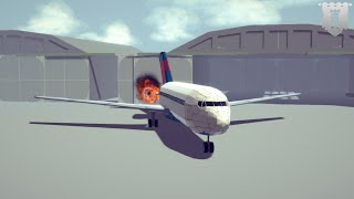 Airplane Crashes with Pick a Seat to Survive 2  Besiege [upl. by Kinsman]