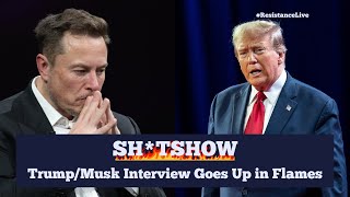 TrumpMusk Interview Packed with SLURRING NONSENSE and More Rs Go BLUE  ResistanceLive [upl. by Mllly]