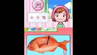 Cooking Mama 2 Sea Bream Carpaccio [upl. by Enelyahs]