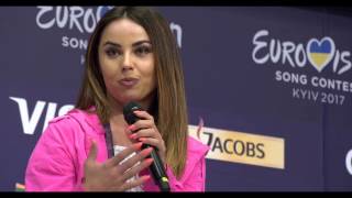 Meet amp Greet Albania  Eurovision Kiyv  Lindita [upl. by Allsopp]