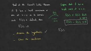 Calc1s402 Proof of Fermat’s Little Theorem [upl. by Ecyal]