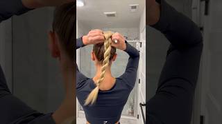 Gym Hairstyle of the Day grwm hairtutorial teacherstyle gymshark [upl. by Anitsugua]