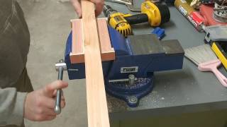 Clamping wood in vise no more knurling marks [upl. by Nnayd83]