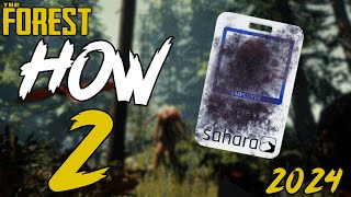 The Forest  HOW TO FIND THE KEYCARD In 2024 [upl. by Greenwell472]