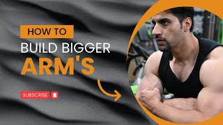 Maximize Your Arm Growth The Ultimate Bigger Arms By Umer Rashid armsworkout  UMER WORLD [upl. by Ennairac]