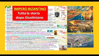 IMPERO BIZANTINO dopo Giustiniano riassunto tutta la storia fino al 1453 caduta di Costantinopoli [upl. by Reba473]