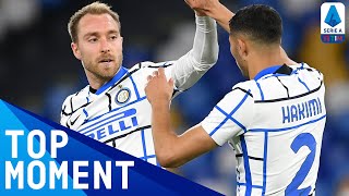 Eriksen scores his first goal of the season for Inter  Napoli 11 Inter  Top Moment  Serie A TIM [upl. by Ekrub]