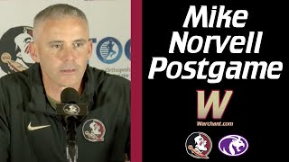 FSU Football  Mike Norvell Postgame Interview on Jordan Travis Injury North Alabama  Warchant TV [upl. by Ecnarf366]