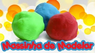 Massinha de Modelar  Receita Como fazer [upl. by Ellenid]