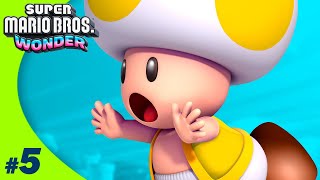 Super Mario Bros Wonder 5 TOAD NAS MONTANHAS GELADAS  Dublado PTBR [upl. by Anoblav]