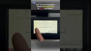 How to format Hard disk Ricoh Mp 301spf and remove Harddisk error 863 864 865 [upl. by Sille159]