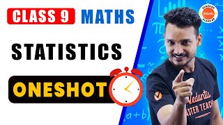 Statistics One Shot  CBSE Class 9 Maths [upl. by Ayamahs914]