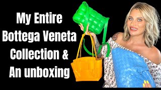 BOTTEGA VENETA HANDBAG UNBOXING  My Bottega Veneta Handbag collection 2022 [upl. by Sundin]