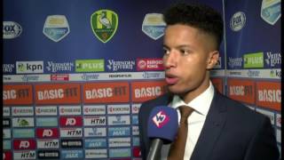 Tyronne Ebuehi na afloop van ADO Den Haag  Ajax 02 [upl. by Grey]