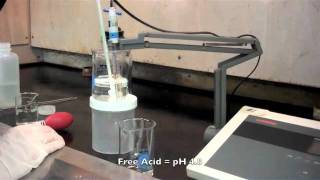 Titrating Free and Total Acid Using A pH Meter [upl. by Hawk]