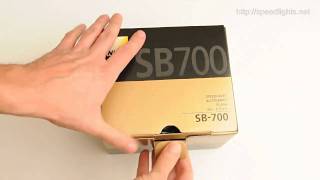 Speedlightsnet Unboxing Nikon SB700 Speedlight Flash [upl. by Anitsyrhk]