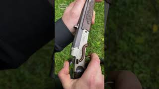 Old German target pistol 22 [upl. by Ahsienal]